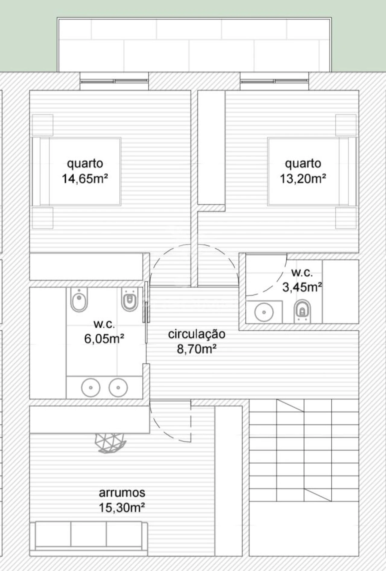Moradia T3 para Venda em Travassos Foto 3