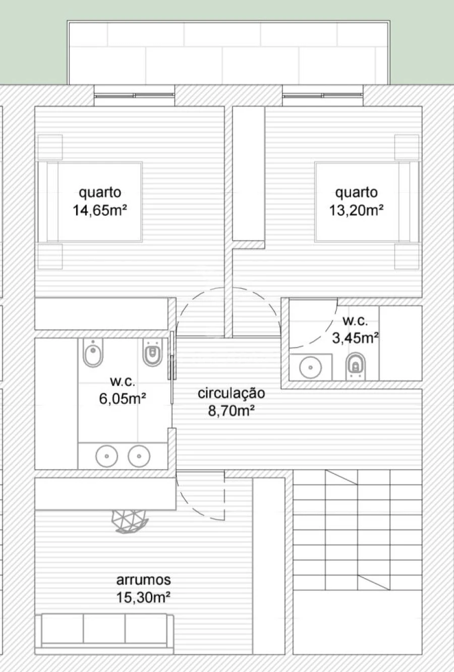 Moradia T3 para Venda em Travassos Foto 3