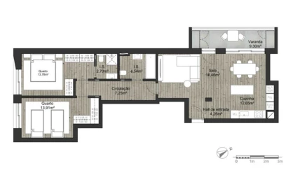 Apartamento T2 para Venda em Almancil