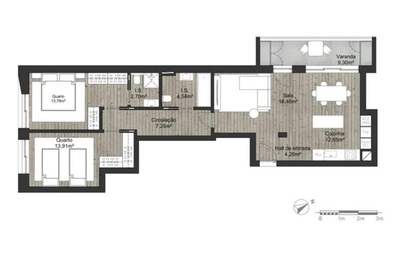 Apartamento T2 para Venda em Almancil Foto 16