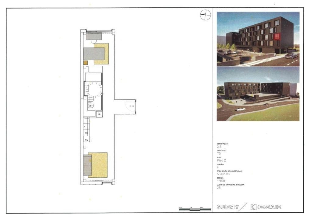 Apartamento T1 para Venda em Azurem Foto 7