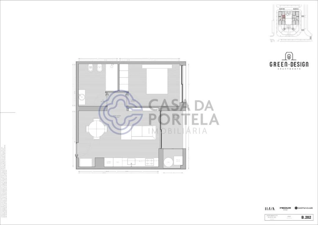 Apartamento T1 para Venda em Fânzeres e São Pedro da Cova Foto 14