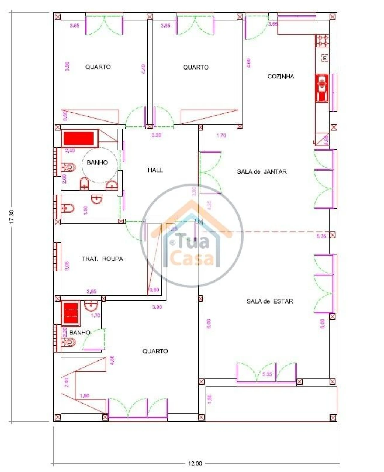 Moradia T3 para Venda em Santo Andre de Vagos Foto 22