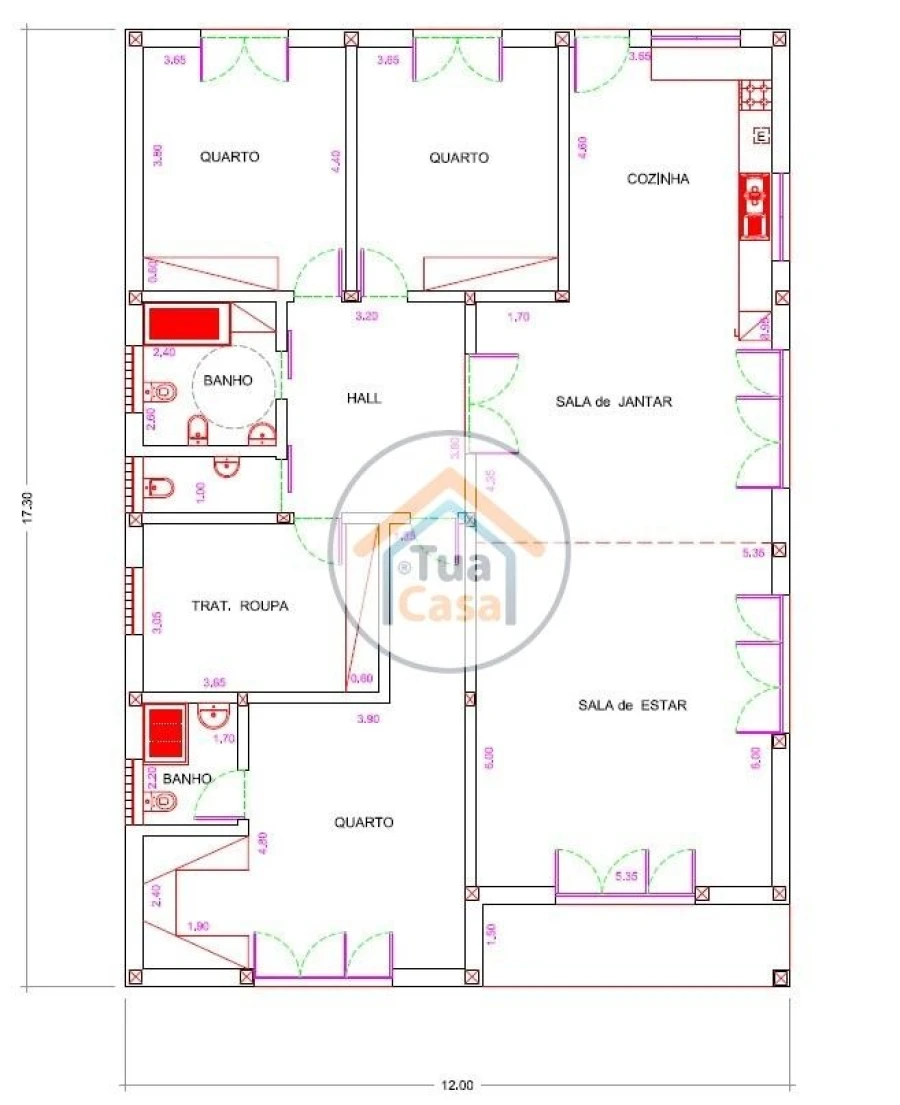 Moradia T3 para Venda em Santo Andre de Vagos Foto 22