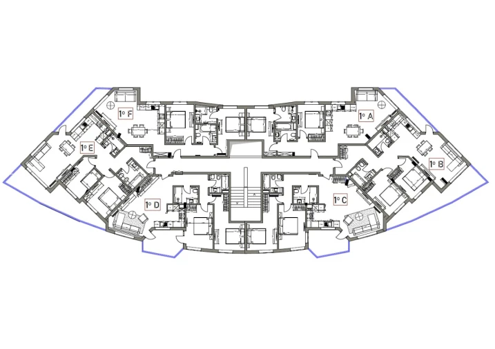Apartamento T2 para Venda em Armação de Pera Planta 3
