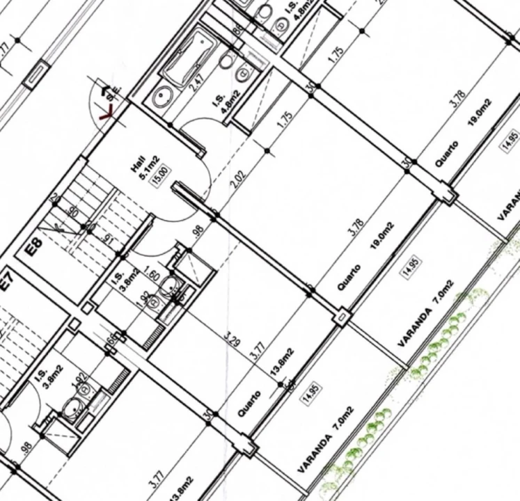 Apartamento T2 para Venda em Quarteira Planta 2