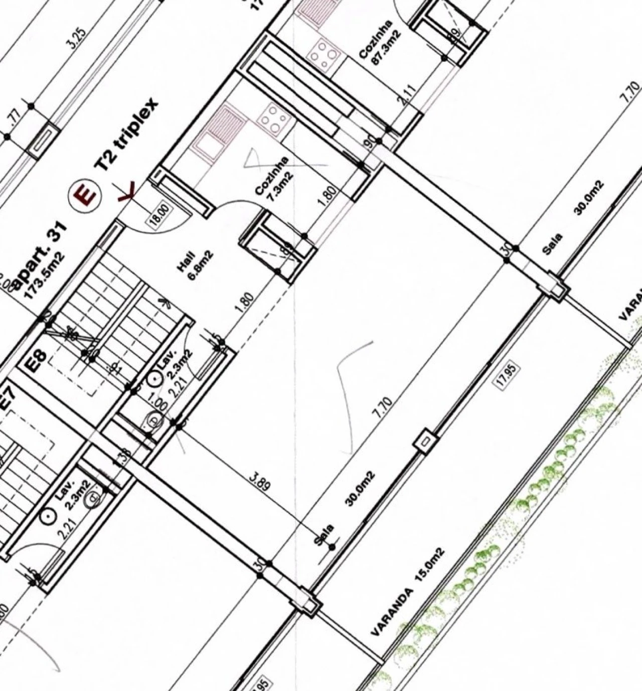 Apartamento T2 para Venda em Quarteira Planta 3