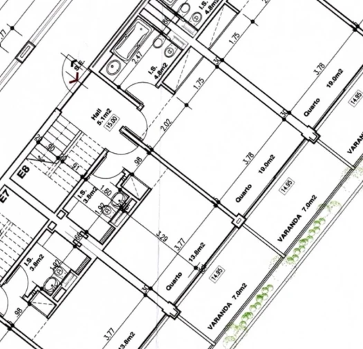 Apartamento T2 para Venda em Quarteira Planta 2