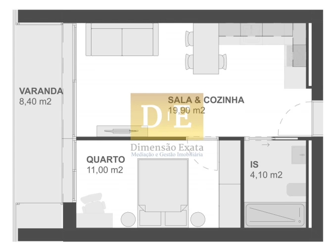 Apartamento T1 para Venda em Vila Nova de Famalicão e Calendário
