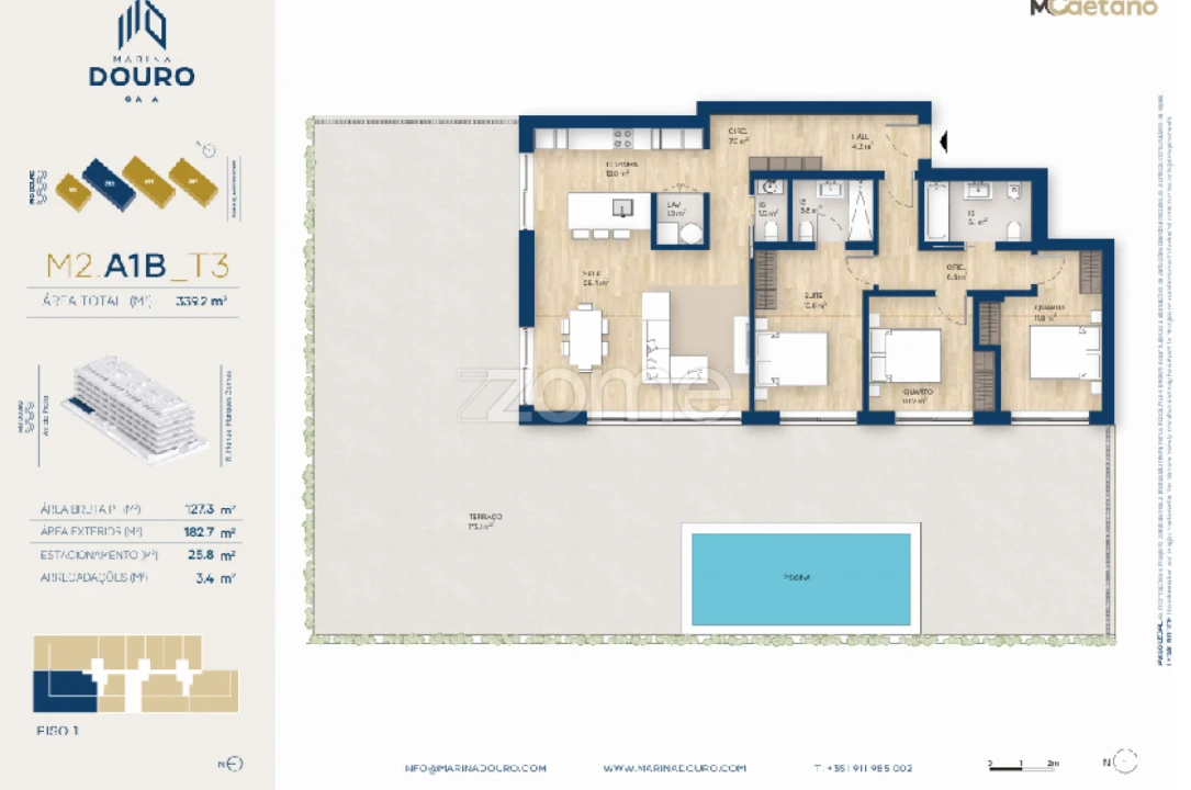Apartamento T3 para Venda em Canidelo Foto 18
