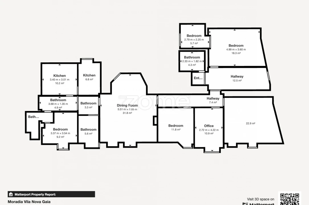 Moradia T8 para Venda em Mafamude e Vilar do Paraíso Foto 17