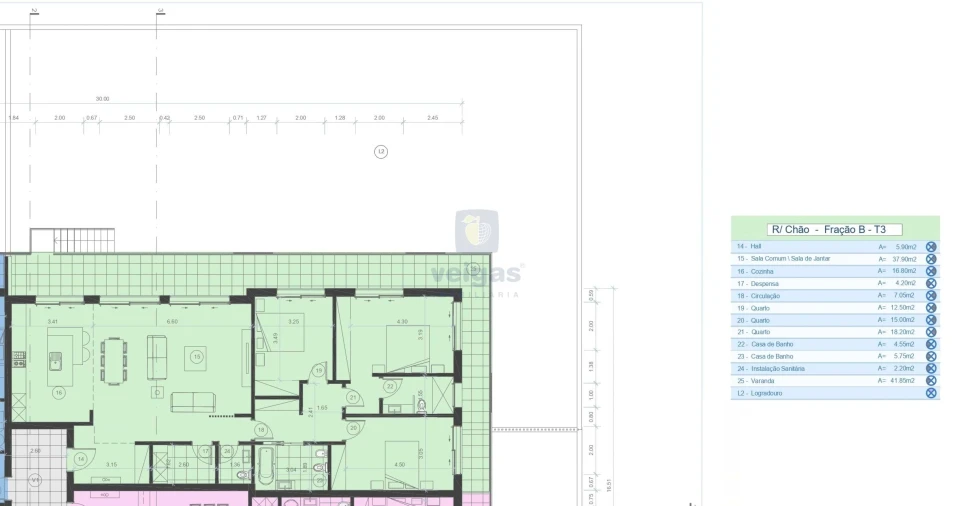 Apartamento T3 para Venda em Parceiros e Azoia Foto 17