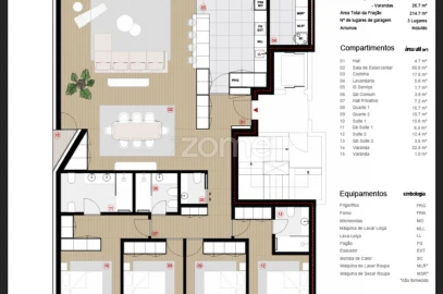 Apartamento T4 para Venda em Canidelo