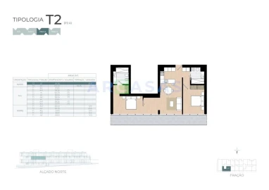 Apartamento T2 para Venda em Castêlo da Maia