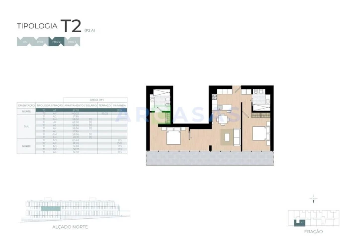 Apartamento T2 para Venda em Castêlo da Maia Foto 8