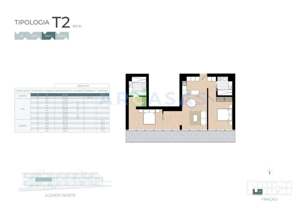 Apartamento T2 para Venda em Castêlo da Maia Foto 8