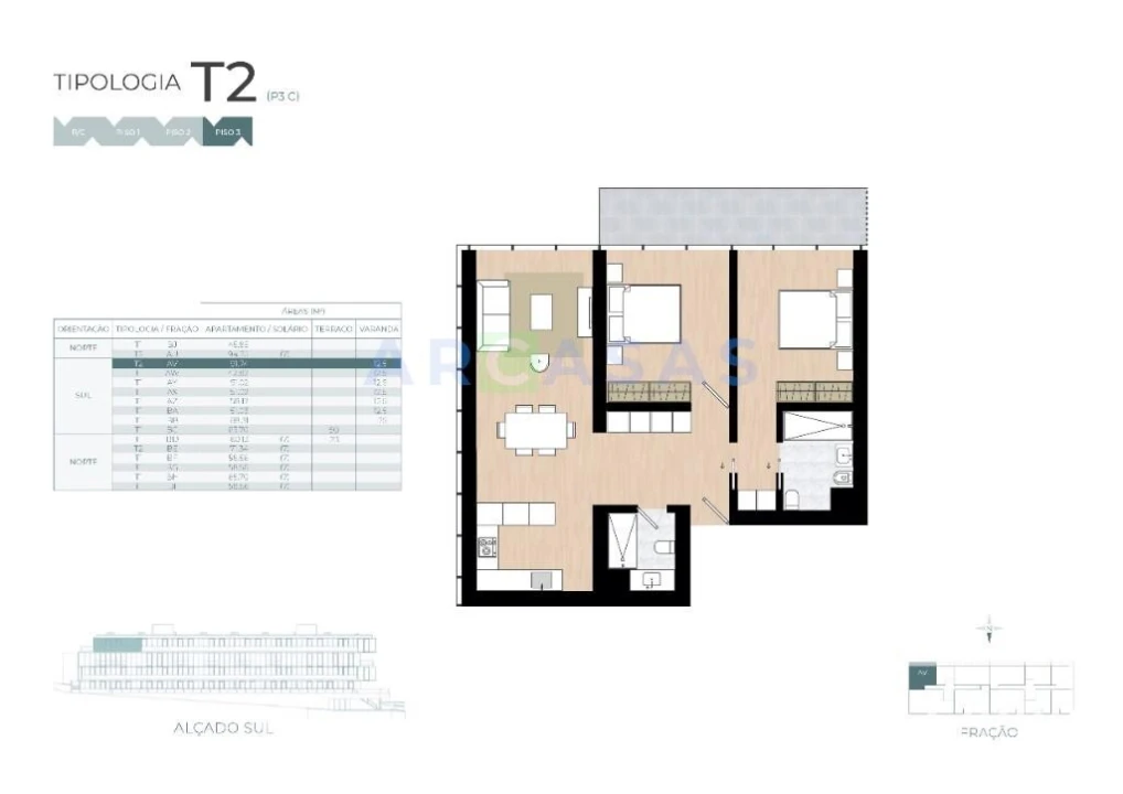 Apartamento T2 para Venda em Castêlo da Maia Foto 8