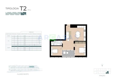 Apartamento T2 para Venda em Castêlo da Maia
