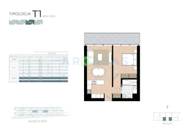 Apartamento T1 para Venda em Castêlo da Maia