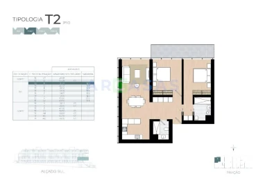 Apartamento T2 para Venda em Castêlo da Maia