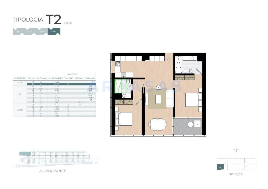 Apartamento T2 para Venda em Castêlo da Maia Foto 8