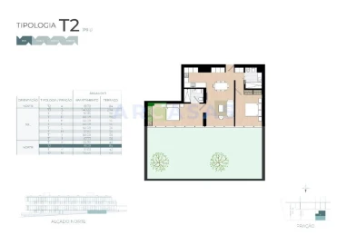 Apartamento T2 para Venda em Castêlo da Maia