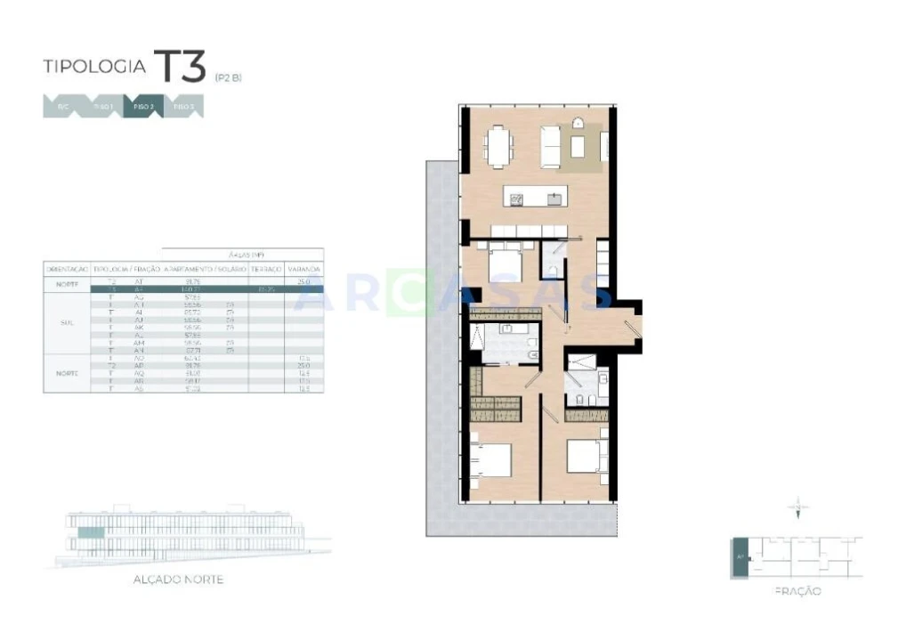 Apartamento T3 para Venda em Castêlo da Maia Foto 8