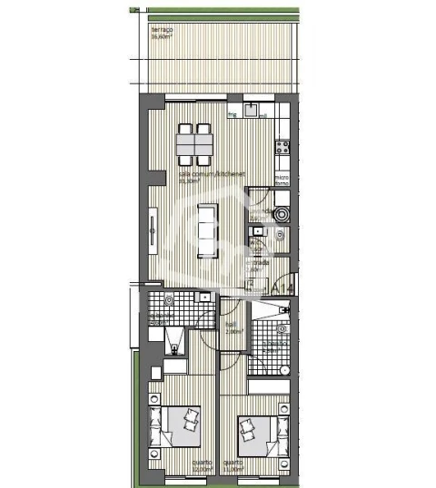 Apartamento T2 para Venda em Matosinhos e Leça da Palmeira