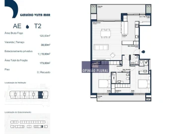 Apartamento T2 para Venda em Arcozelo