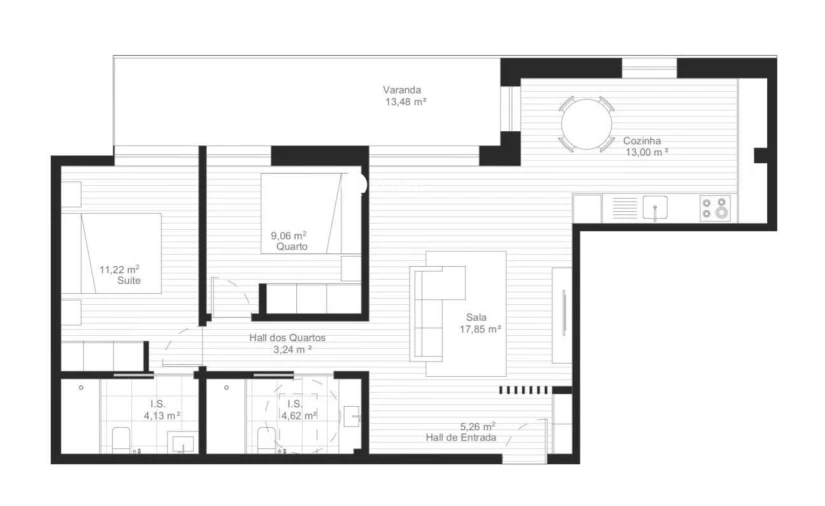 Apartamento T2 para Venda em Esgueira Foto 20