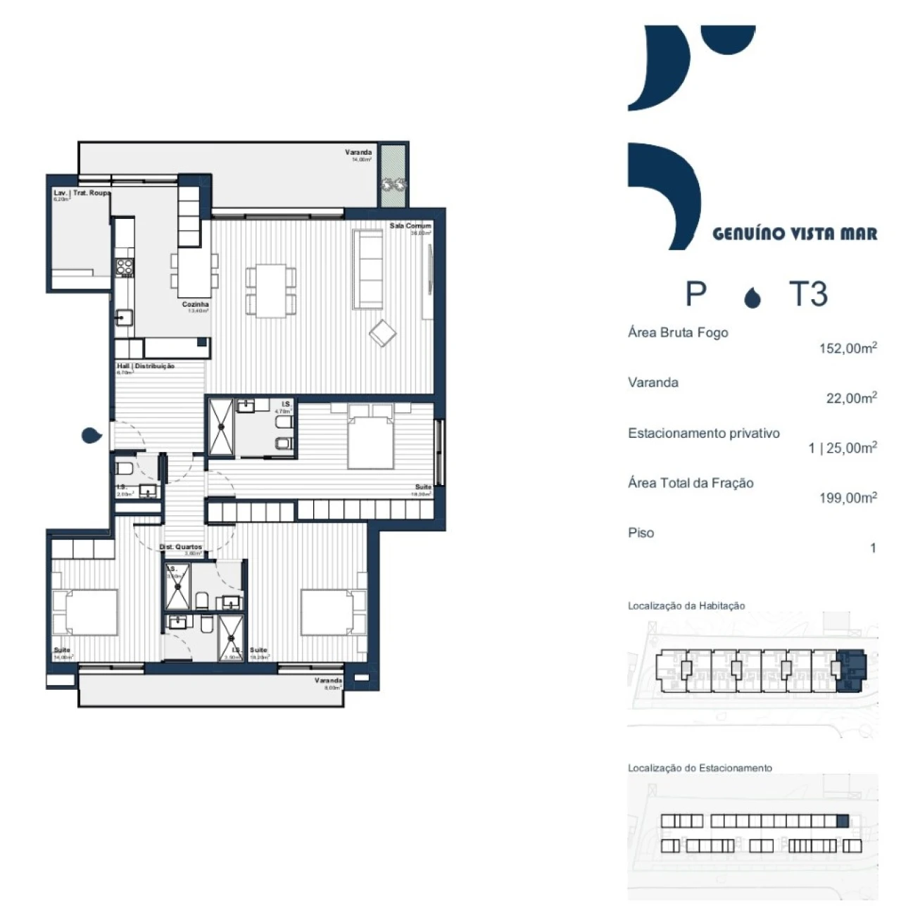 Apartamento T2 para Venda em Arcozelo Foto 10