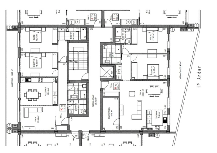 Apartamento T2 para Venda em Loureiro Foto 13