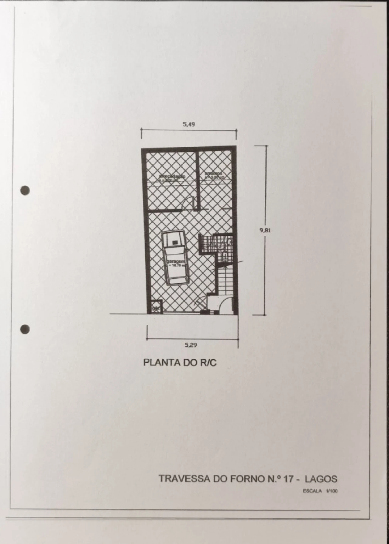 Moradia T2 para Venda em Lagos (São Sebastião e Santa Maria) Planta 2