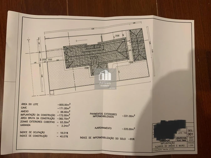 Moradia T5 para Venda em Corroios Planta 3