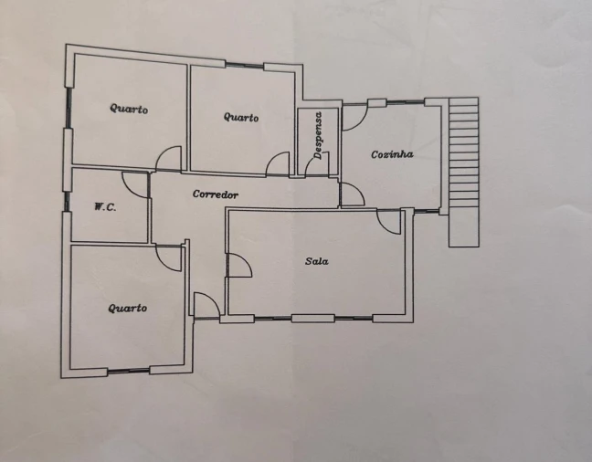 Moradia T3 para Venda em Alte Planta 2