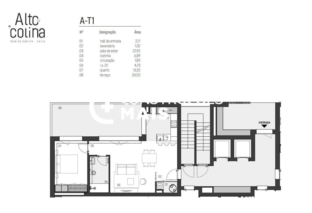 Apartamento T1 para Venda em Leiria, Pousos, Barreira e Cortes Foto 10