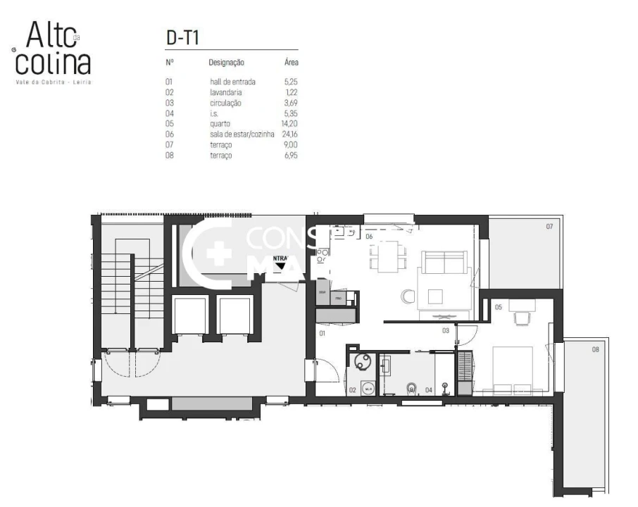Apartamento T1 para Venda em Leiria, Pousos, Barreira e Cortes Foto 10