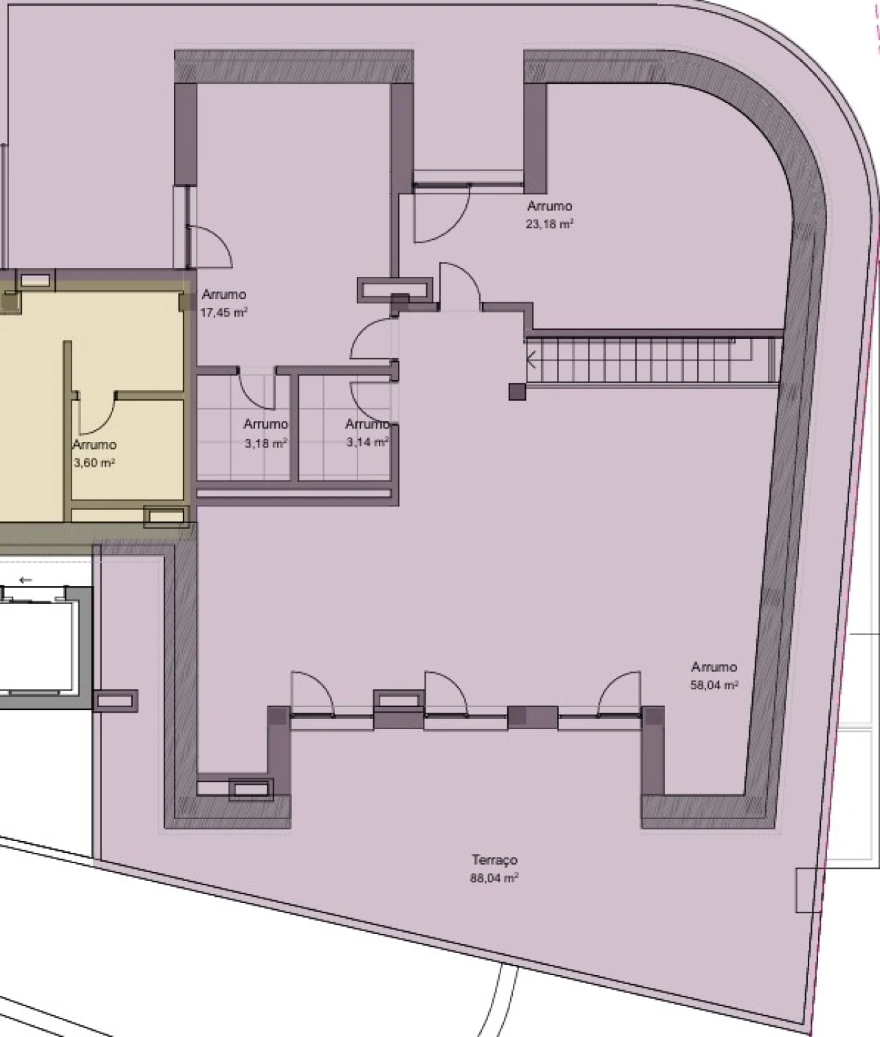 Apartamento T2 para Venda em Repeses e São Salvador Planta 3