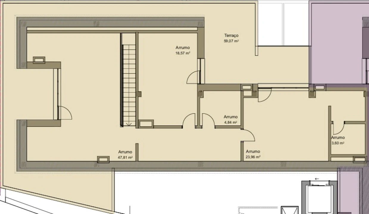 Apartamento T2 para Venda em Repeses e São Salvador Planta 3