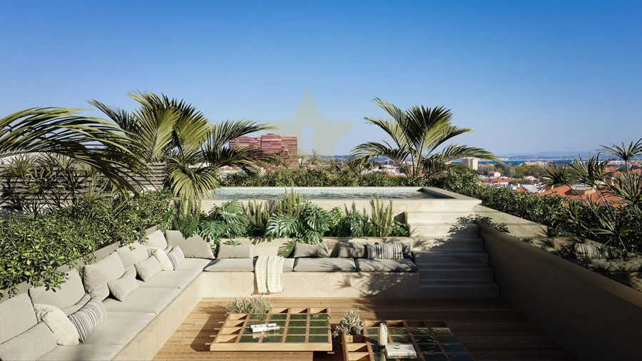 Apartamento T3 para Venda em Carcavelos e Parede Foto 19