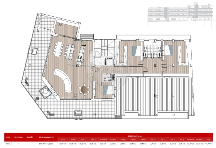Apartamento T4 para Venda em Almeirim Foto 14