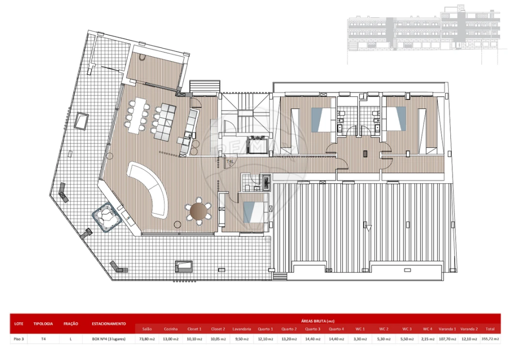 Apartamento T4 para Venda em Almeirim Foto 14