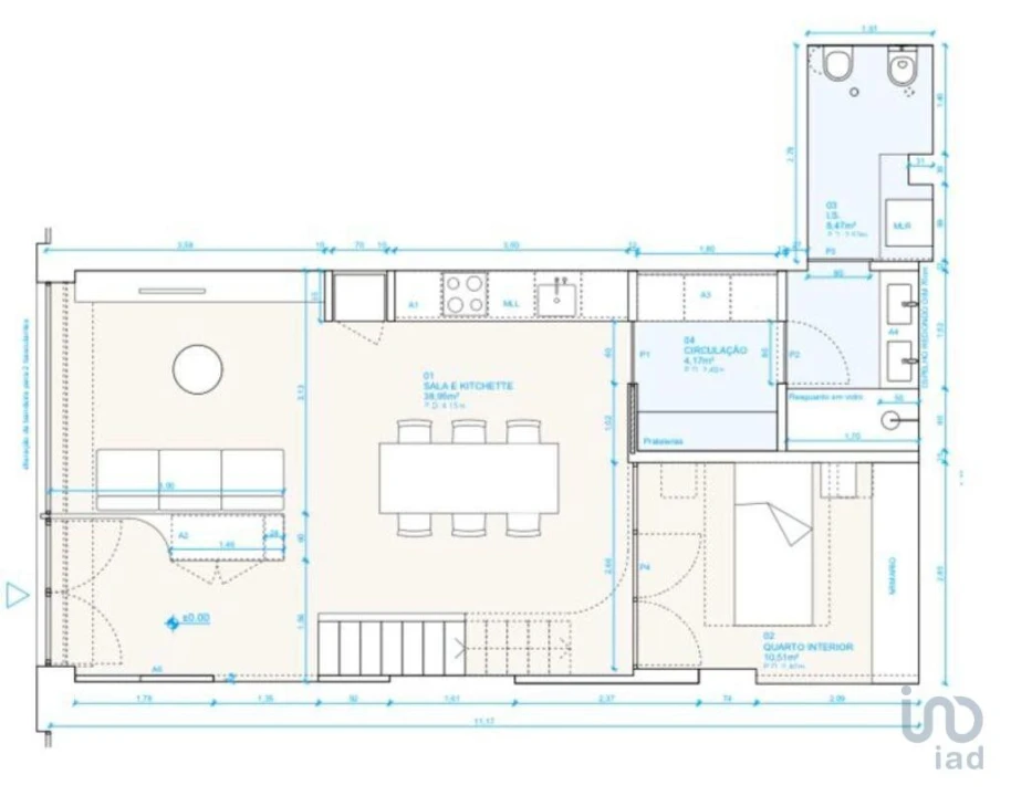 Apartamento T2 para Venda em Aguas Santas Foto 9