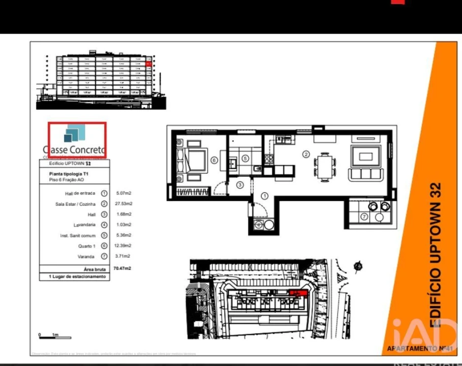 Apartamento T1 para Venda em São Martinho Foto 29