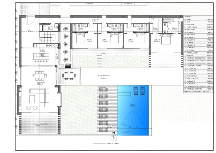 Moradia T4 para Venda em Lagos (São Sebastião e Santa Maria) Planta 3
