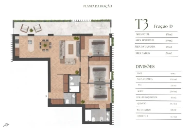 Apartamento T3 para Venda em Lordelo do Ouro e Massarelos