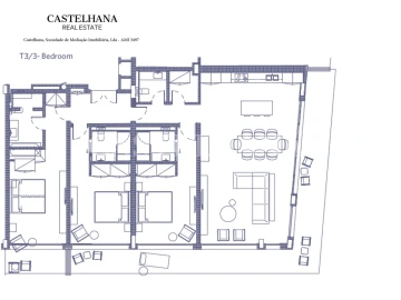 Apartamento T3 para Venda em Belém