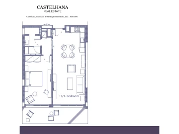 Apartamento T1 para Venda em Belém