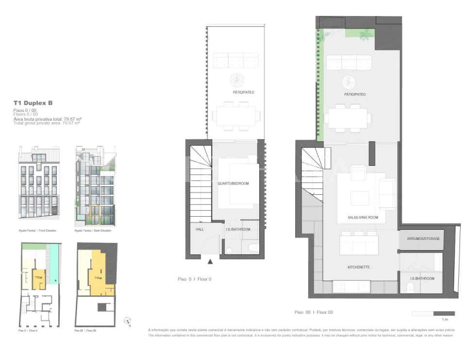 Apartamento T1 para Venda em Santo António Foto 9