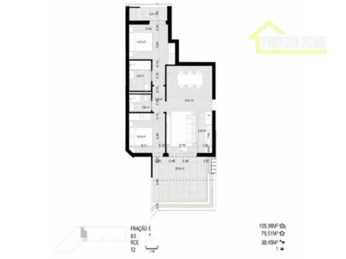 Apartamento T2 para Venda em Buarcos Foto 12